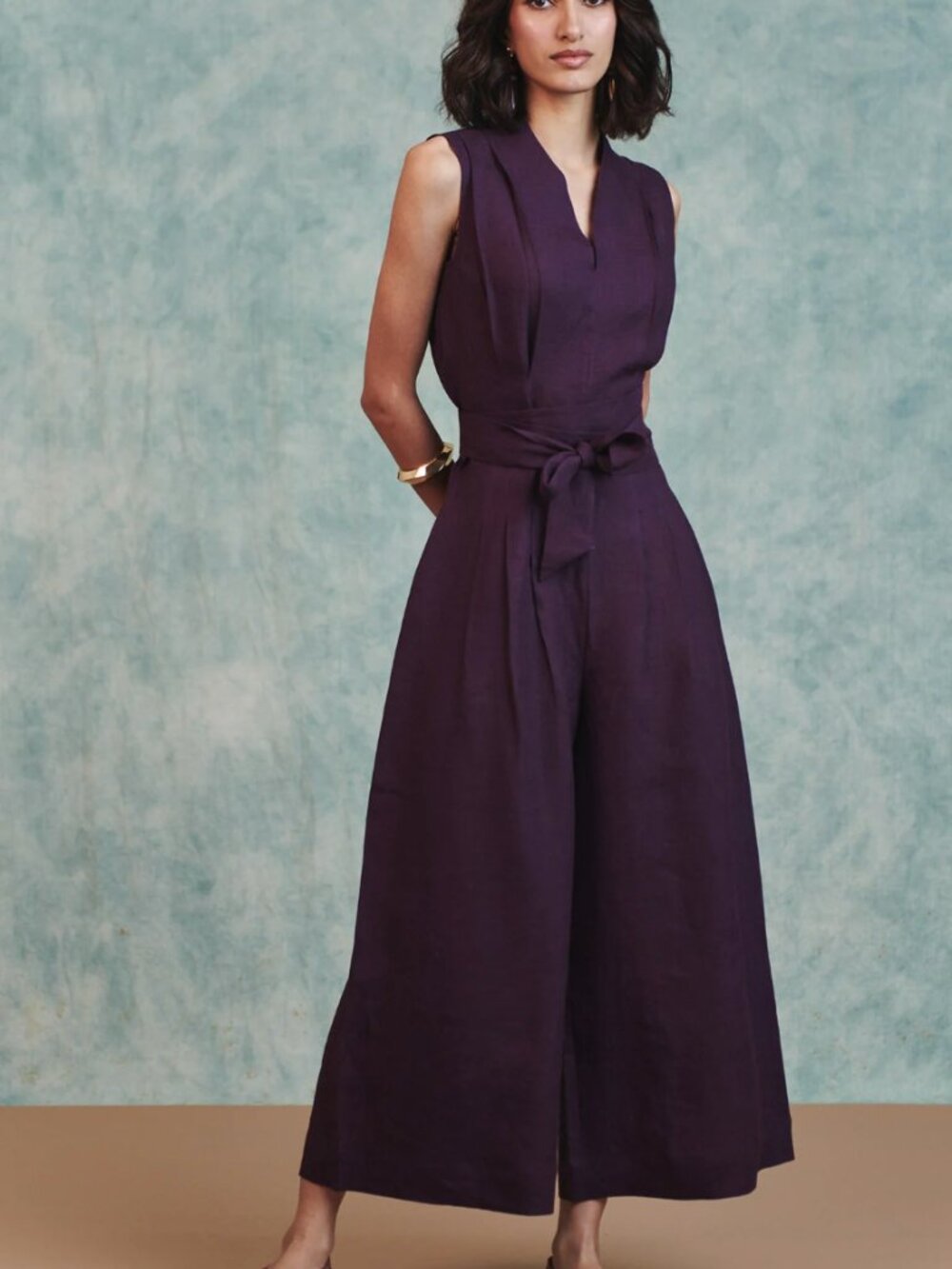 Saphed linen jumpsuit